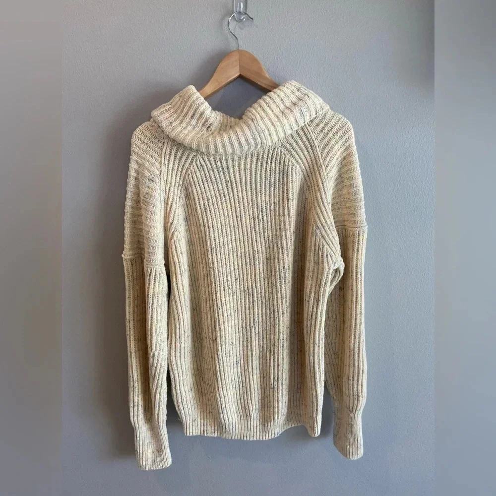 FREE PEOPLE Leo Tunic Sweater XS‎ $168 Retail Oversized Yellow Multicolored NWOT